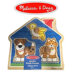 Melissa & Doug Colorful House Pets Puzzle